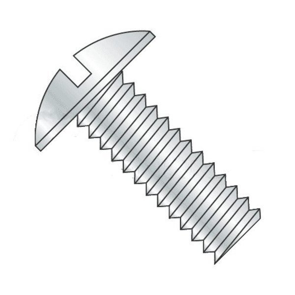 #6-32 x 5/16 in Slotted Truss Machine Screw, Zinc Plated Steel, 100 PK, Newport Fasteners, Mfr#: 930112-100